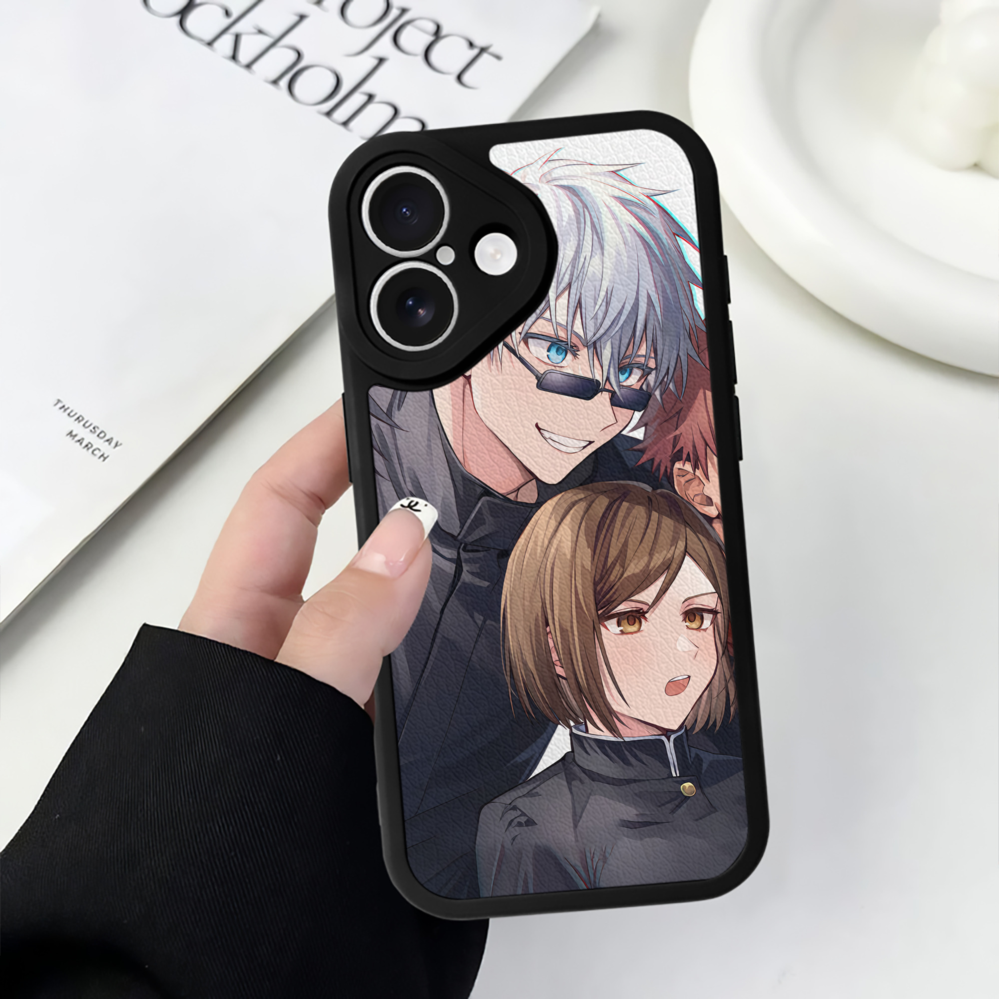 （画像用） SPY×FAMILY间谍家家酒 【iPhone 16シリーズ対応】シリコンスマホケース（レザー調） 材質：シリコン